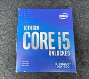 Intel Core i5-10600KF 4.8GHz 6 Cores LGA1200 14 nm CPU BX8070110600KF (Sealed)