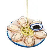 Bloomingdale's Glass Oyster Platter Ornament - Exclusive