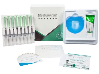 OPALESCENCE PF 20% TOOTH WHITENING MINT PATIENT KIT 8-1.2 ML SYRINGES,5370