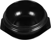 KOCKSHION Traditional Korean Cookware Ceramic Soup Pot Stone Bowl Large Pot for Cooking 1500ml Gas Stove Safe