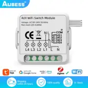 Tuya Mini WiFi And Zigbee Switch Smart Life APP Control Module 1/2/3/4Gang Wirel