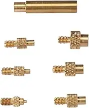Heat Set Insert Tips, M2 M2.5 M3 M4 M5 M6 1/4 Inch M8 936 Universal Soldering Iron Tips Soldering Tips Brass Face to Face Contact Easy to Use 3D Printed Parts for 3D Printer