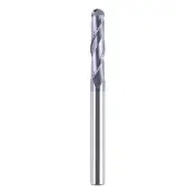 14411 Ball Nose Carbide End Mill CNC Cutter Router Bits Double Flutes Spiral ...