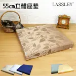 LASSLEY 55CM立體座墊 花色任選(厚墊 大方坐墊 和室椅墊 沙發墊 台灣製造)