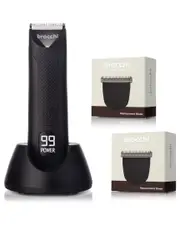 BROCCHI USB Waterproof Trimmer & Replaceable Blades