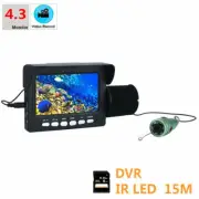 4.3" Fishing rod Monitor DVR 8GB Underwater Fishing Video Camera 6PCS IR LED
