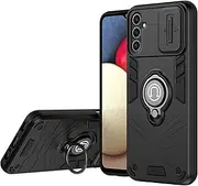 Phone Fashion Compatible with Samsung Galaxy S25 Plus Case with Kickstand & Slide Camera Cover, Shockproof Military-Grade Case Rugged Protective Cover Compatible with Samsung Galaxy S25 Plus Phone Pho