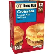 Gourmet Kitchn Jimmy Dean Sausage, Egg & Cheese Croissant - 3 Boxes (12...