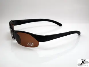 【Z-POLS專業釣客必備款】帥氣款100%偏光褐抗UV4太陽眼鏡