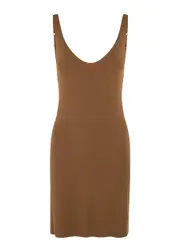 Wolford Pure Brown Seamless-finish Slip - M M