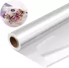 Clear Cellophane Wrap Rolls,40Cm X 30M Florist Cellophane Wrap Roll,2.2 Thick Cr