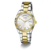 Guess Dress Luna Dress Two-Tone Day/Date Women's Watch GW0308L6
