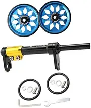 1 Set Easy Wheel Telescoping Pole Folding Wheel Cycling Easy Wheels Extension Bike Wrenches Set Folding Bikes Foldable Bike Accessories for Folding Bike Folding Bike Easy Wheel Bar