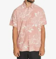 QUIKSILVER Men's S/S Button Shirt HATCH ROSE - MLT6 - XXLarge NWT LAST ONE LEFT