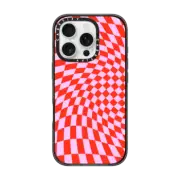 iPhone 16 Pro Impact Case Strawberry Checkers