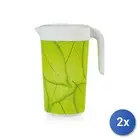 2x Jugs Polypropylene Decorum Leaves Lt1, 8 H&h