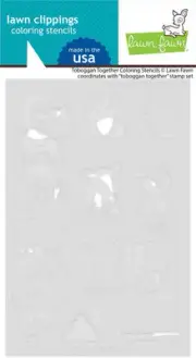 Lawn Fawn Colouring Stencils - Toboggan Together LF3592