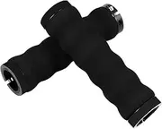 SUPVOX 2Pcs Skid Handlebar Cover Grips for Mountain Bikes Cycling Handle with Locking Design and Textured Surface for Enhanced Control and Safety
