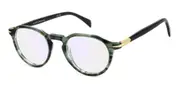 David Beckham DB 1180 Blue-Light Block 6AK/2Y Men's Glasses Green Size 48 - Private Health Rebate - Blue Light Block Available