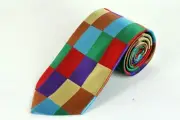 Lord R Colton Masterworks Tie Manarola Island Flora Geometric Silk Necktie New