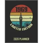 1969 LIMITED EDITION 2020 PLANNER: DAILY WEEKLY PLANNER WITH MONTHLY QUICK-VIEW/OVER VIEW WITH 2020 PLANNER