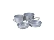 snow peak aluminum camp cooker set