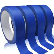4 Rolls Premium Painters Tape, Blue Tape, Masking Tape, Paint Tape for Multi-...