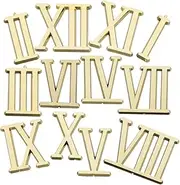 Abaodam Classic Roman Numerals Clock Numerals 3cm Wall Clock Accessories Set Easy Install