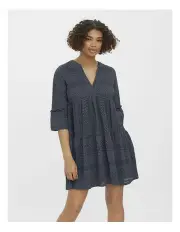 [Vero Moda] Honey Lace V-Neck Tunic in Blue
