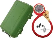 Luxshiny 1 Set Pressure Gauge Precision Dial Mechanical Tire Inflator for Vehicle Monitoring Durable and Construction for Car Modification Projects and Off Road Use