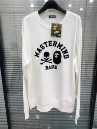 在飛比找Yahoo!奇摩拍賣優惠-2020 BAPE x MMJ 世紀聯名圓領毛圈情侶T恤