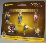 BACHMANN O GAUGE STROLLING PEOPLE figure walking baby caraige train BAC33159