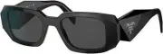 PRADA Sunglasses PR 17WS 1AB5S0 Black Dark Grey 49 mm Women's