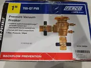 FEBCO/WATTS PRESSURE VACUUM BREAKER 1” 765-QT PVB BACKFLOW PREVENTION
