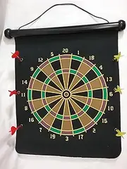 Magnetic Dart Board Double Sided Hanging Dart Board Set