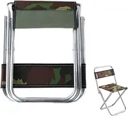 Portable Folding Stool,Indoor & Outdoor Foldable Stool | Camping Foldable Seat for Indoor & Outdoor, Portable Sturdy Lightweight Camping Stool for Camping, Fishing, Hiking
