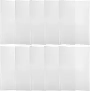 Baluue B5 Clear Book Covers, 10pcs Plastic Sleeve Cover for Books, Thicken Reusable Clear Book Covers, Waterproof, Book Protector Textbook Cover for School Books