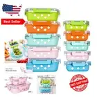 Versatile 10-Pack Glass Meal Prep Containers - Oven, Microwave & Dishwasher Safe