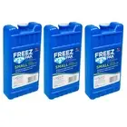 3X Reusable Small Ice Packs Freez Block Cold Food