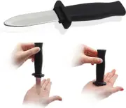 Disappearing Dagger Knife,Plastic Blade Toy, Retractable, April Fools' Day, Halloween Pranks, Black