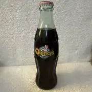 8 OZ COCA COLA COMMEMORATIVE BOTTLE- 1998 QUINCY'S 25 YEARS