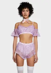 [Sugar Thrillz] Scandal Sheet Bikini Set
