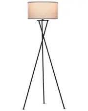 BRIGHTECH Jaxon Black LED Tripod Floor Lamp