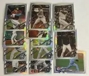 2021 Topps Chrome Sepia/Refractor Lot x11 Assorted MLB Players