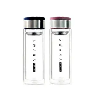 【AWANA】雙層濾網玻璃瓶300ml(GL-300A)