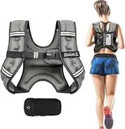 BAGAIL Weighted Vest 12lb, Gray