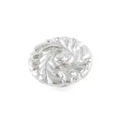 Pool Snooker Billiard Table Rail Buttons Chrome Flower