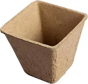 Peat Pot Seedling Starter Trays | Potted Planting Container - Plant Propagator Station Tray, Germination Containers for Vegetable