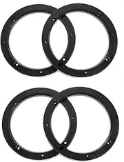 TOPPERFUN 2 Pairs Car Speaker Spacer Rings Durable Adapter for Speakers for DIY Audio Installation Cars Boats Trucks and Rvs