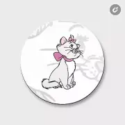 Aristocats Cat Funny Animal | 4'' X 4'' Round Decorative Magnet